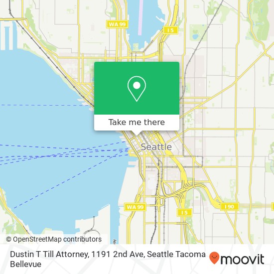 Mapa de Dustin T Till Attorney, 1191 2nd Ave