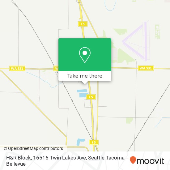 H&R Block, 16516 Twin Lakes Ave map