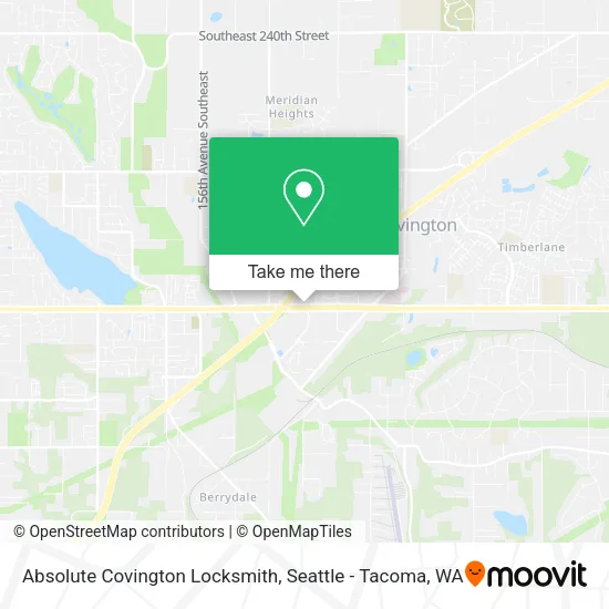 Mapa de Absolute Covington Locksmith