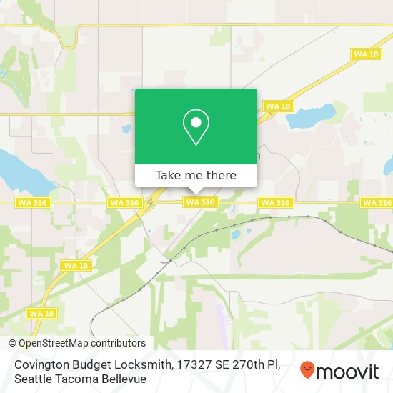 Covington Budget Locksmith, 17327 SE 270th Pl map