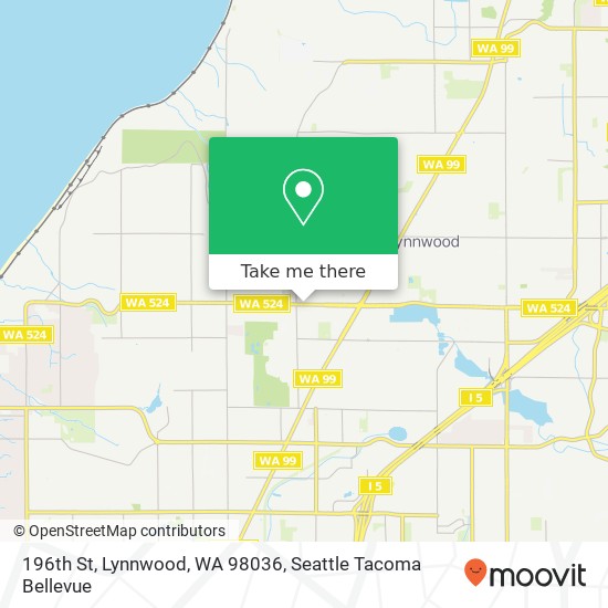 196th St, Lynnwood, WA 98036 map