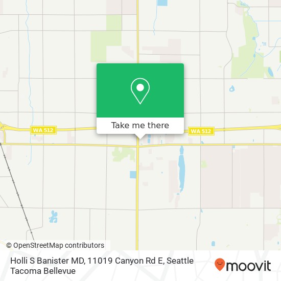 Mapa de Holli S Banister MD, 11019 Canyon Rd E