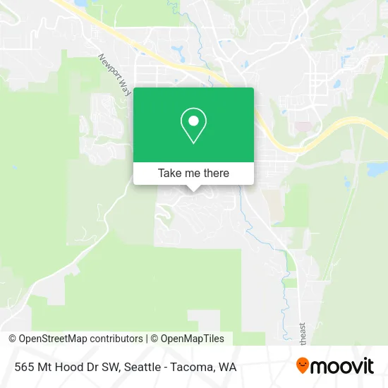 Mapa de 565 Mt Hood Dr SW