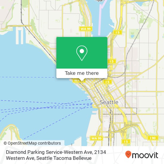 Mapa de Diamond Parking Service-Western Ave, 2134 Western Ave