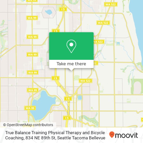 True Balance Training Physical Therapy and Bicycle Coaching, 834 NE 89th St map