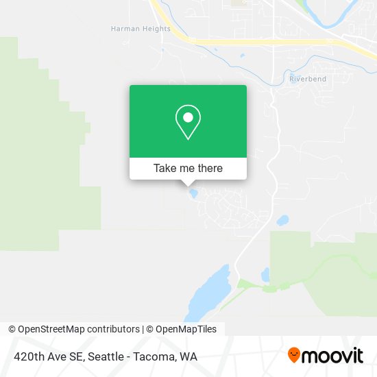 420th Ave SE map