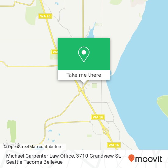 Michael Carpenter Law Office, 3710 Grandview St map