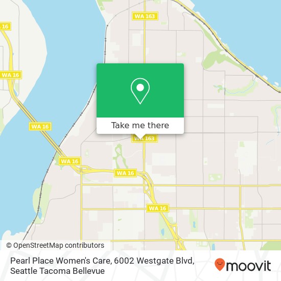 Mapa de Pearl Place Women's Care, 6002 Westgate Blvd