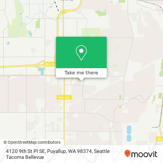 4120 9th St Pl SE, Puyallup, WA 98374 map