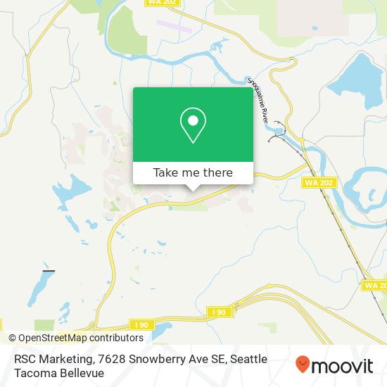 Mapa de RSC Marketing, 7628 Snowberry Ave SE