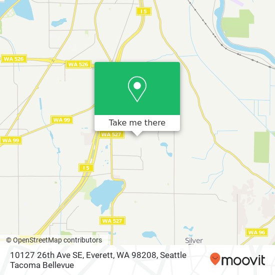 Mapa de 10127 26th Ave SE, Everett, WA 98208