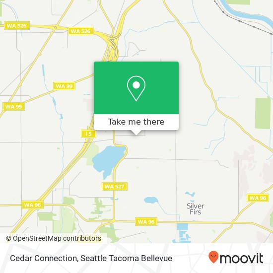 Mapa de Cedar Connection