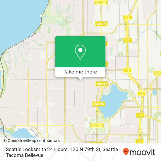 Seattle Locksmith 24 Hours, 120 N 79th St map