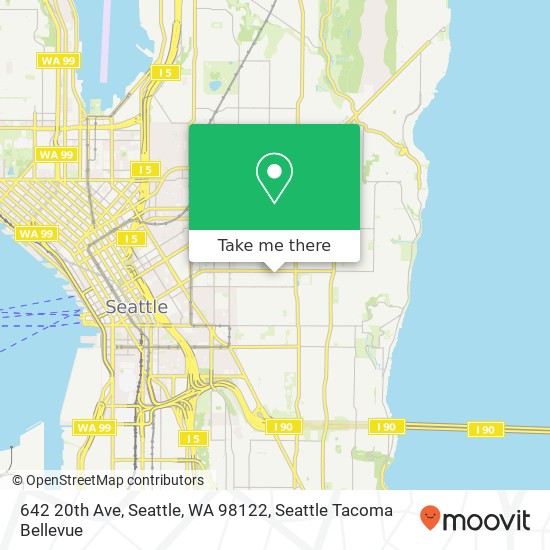 Mapa de 642 20th Ave, Seattle, WA 98122