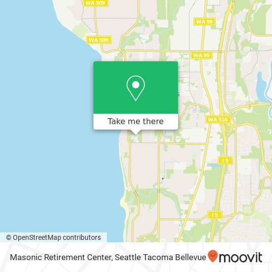 Masonic Retirement Center map