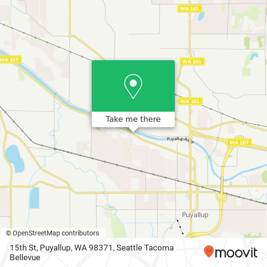 Mapa de 15th St, Puyallup, WA 98371