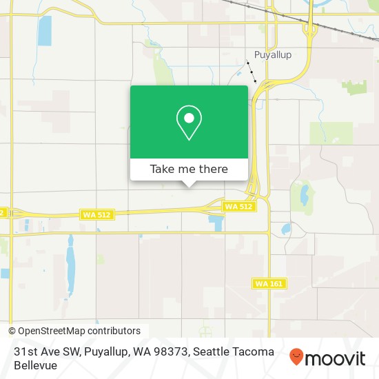 31st Ave SW, Puyallup, WA 98373 map