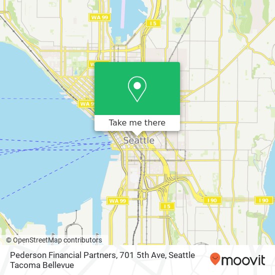 Mapa de Pederson Financial Partners, 701 5th Ave