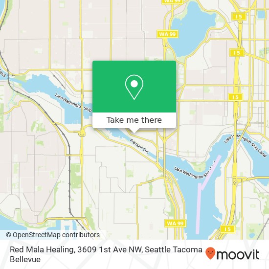 Red Mala Healing, 3609 1st Ave NW map