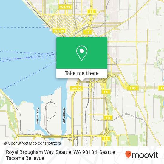 Royal Brougham Way, Seattle, WA 98134 map