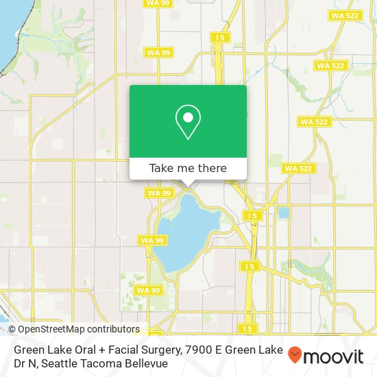 Green Lake Oral + Facial Surgery, 7900 E Green Lake Dr N map