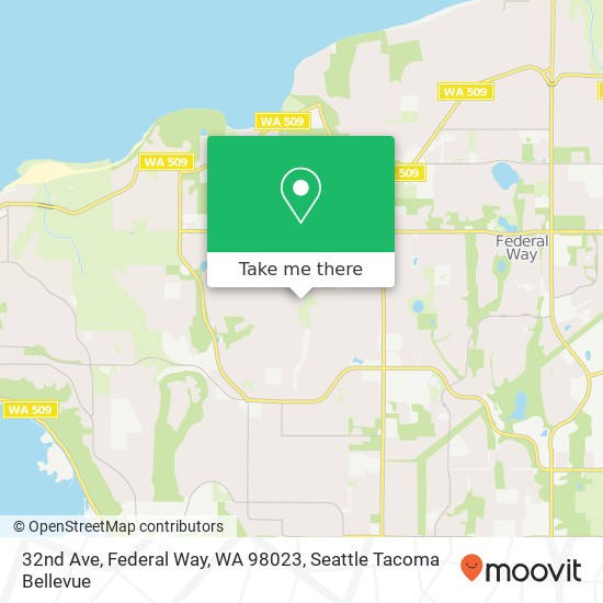 Mapa de 32nd Ave, Federal Way, WA 98023