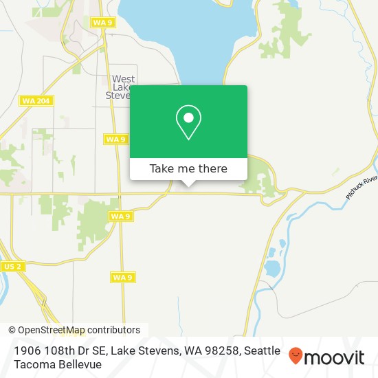 Mapa de 1906 108th Dr SE, Lake Stevens, WA 98258