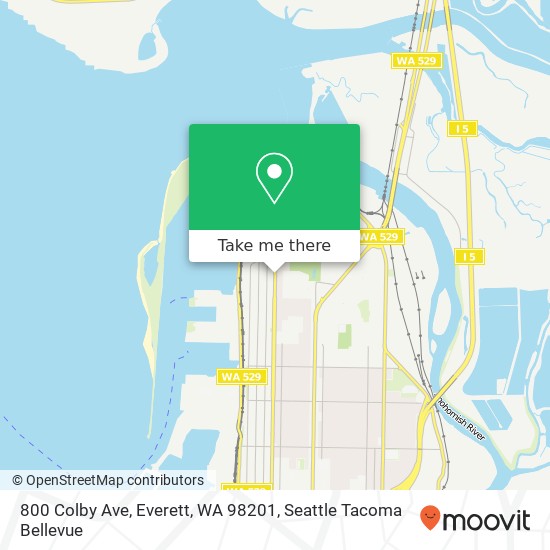 800 Colby Ave, Everett, WA 98201 map