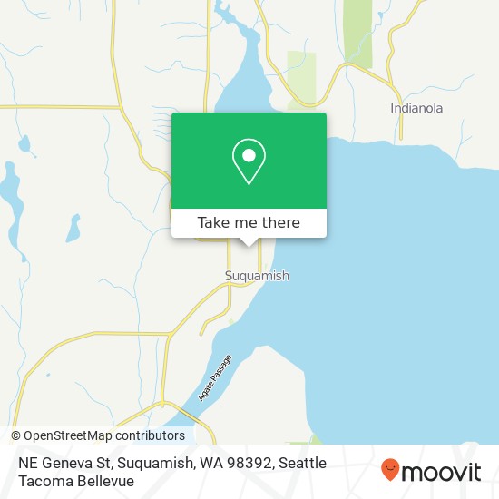 NE Geneva St, Suquamish, WA 98392 map