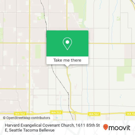 Mapa de Harvard Evangelical Covenant Church, 1611 85th St E