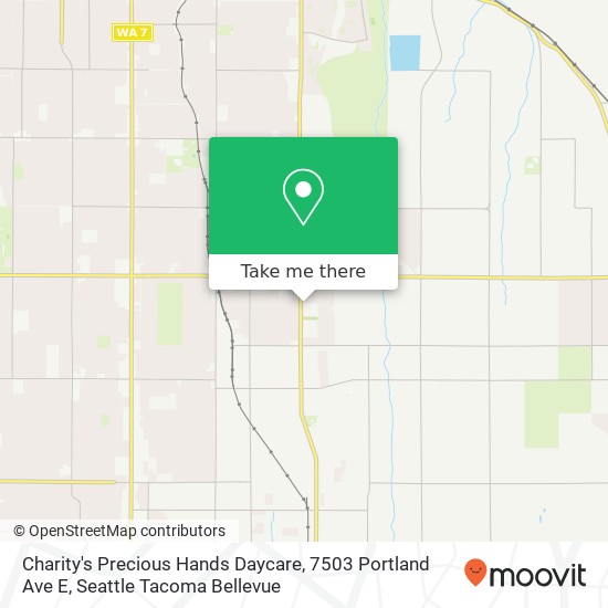 Charity's Precious Hands Daycare, 7503 Portland Ave E map