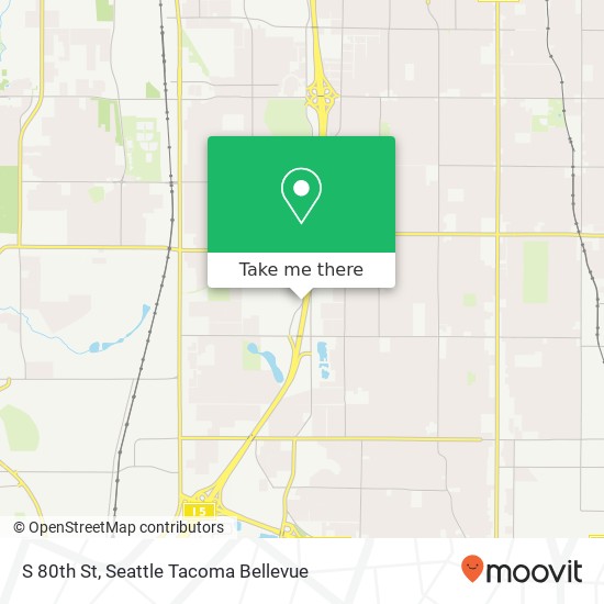 Mapa de S 80th St, Lakewood (TACOMA), WA 98499