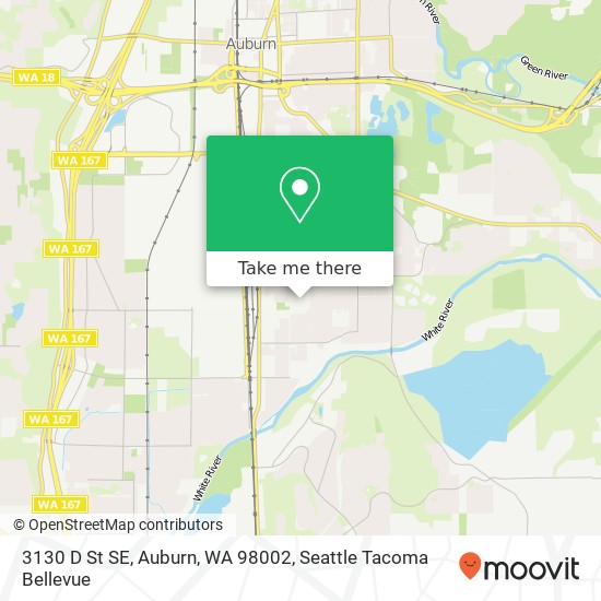 3130 D St SE, Auburn, WA 98002 map