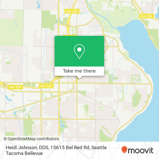 Heidi Johnson, DDS, 15615 Bel Red Rd map