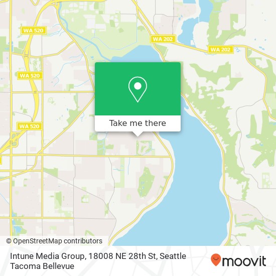 Mapa de Intune Media Group, 18008 NE 28th St