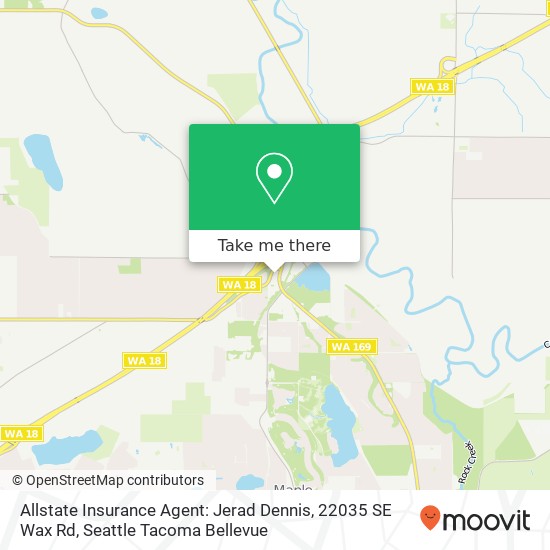 Allstate Insurance Agent: Jerad Dennis, 22035 SE Wax Rd map