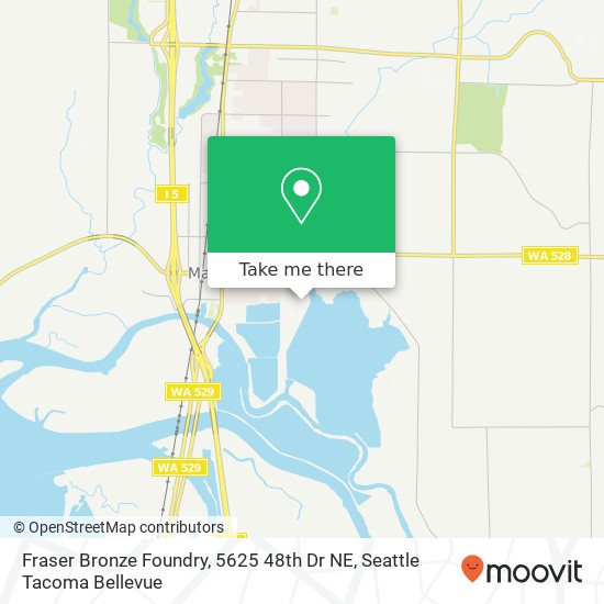 Mapa de Fraser Bronze Foundry, 5625 48th Dr NE