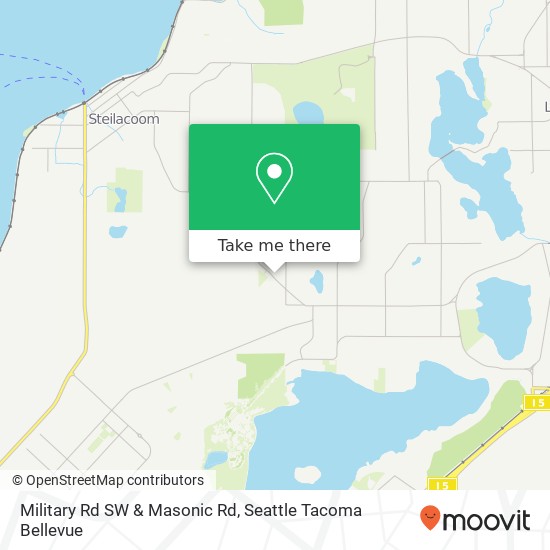 Military Rd SW & Masonic Rd map