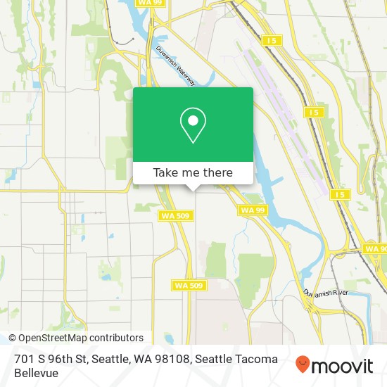 701 S 96th St, Seattle, WA 98108 map