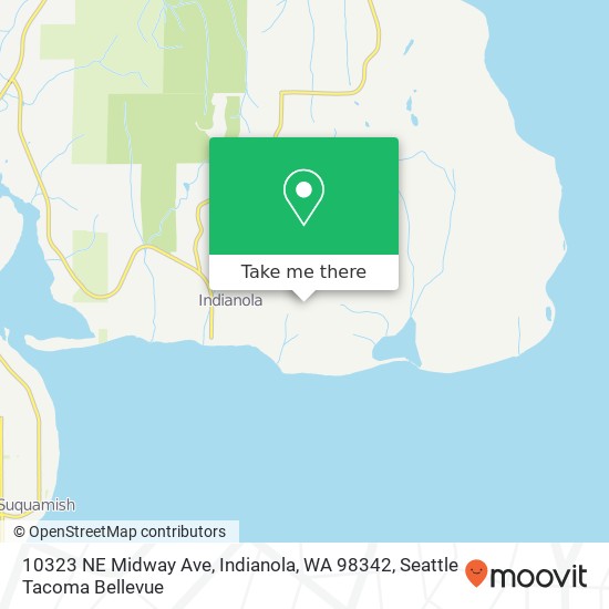 10323 NE Midway Ave, Indianola, WA 98342 map