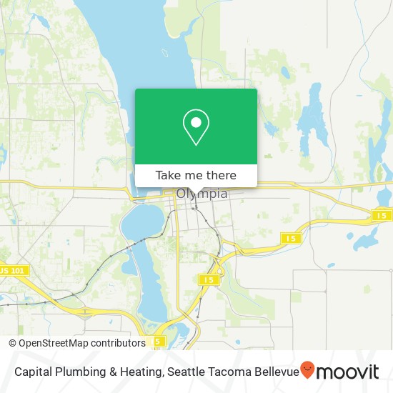 Capital Plumbing & Heating map