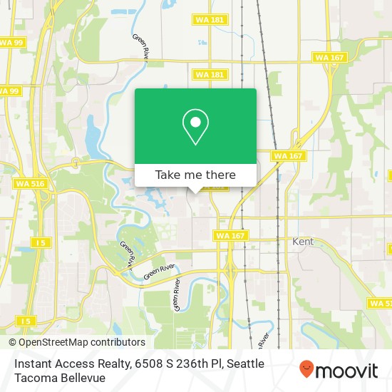 Instant Access Realty, 6508 S 236th Pl map