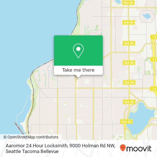 Aaromor 24 Hour Locksmith, 9000 Holman Rd NW map