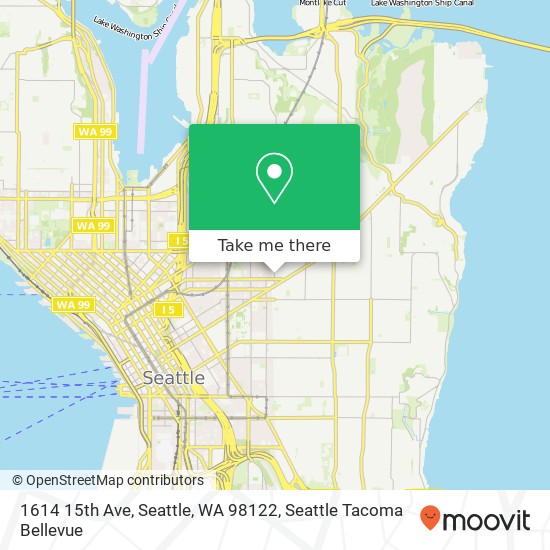 Mapa de 1614 15th Ave, Seattle, WA 98122