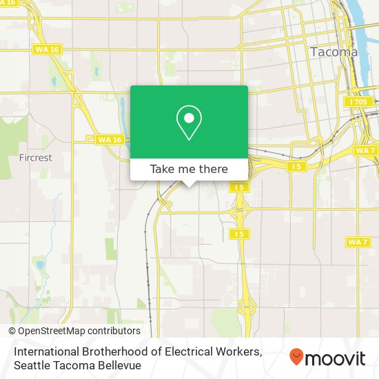 International Brotherhood of Electrical Workers map