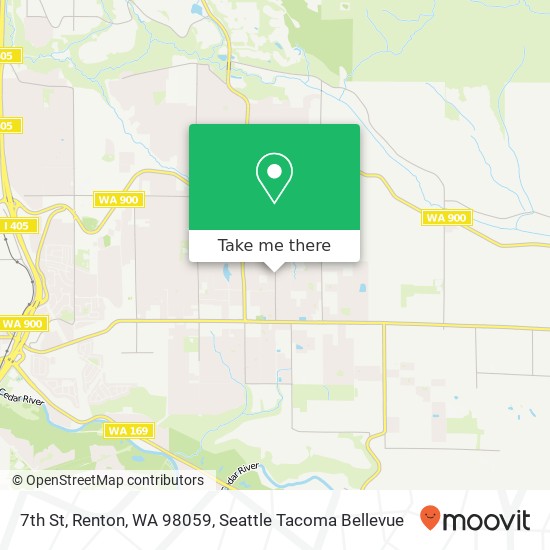 Mapa de 7th St, Renton, WA 98059