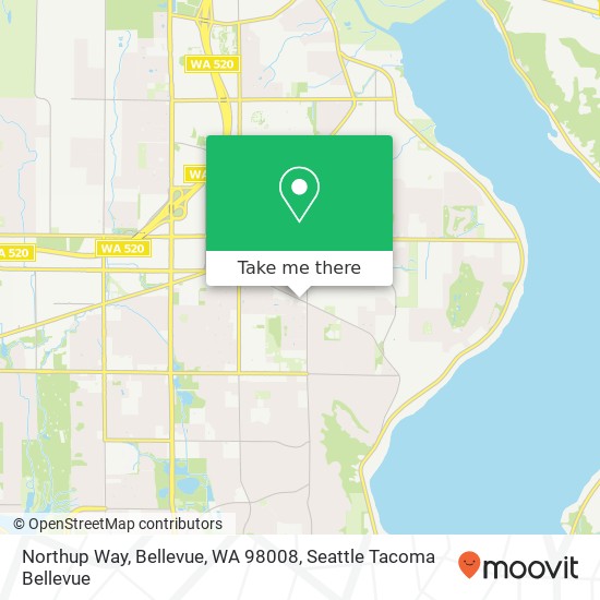 Northup Way, Bellevue, WA 98008 map