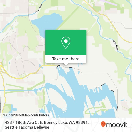 Mapa de 4237 186th Ave Ct E, Bonney Lake, WA 98391