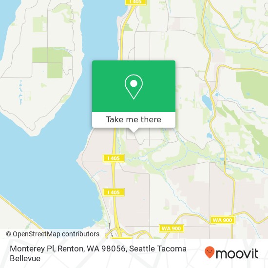 Monterey Pl, Renton, WA 98056 map