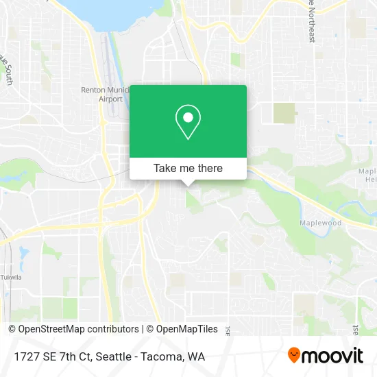 1727 SE 7th Ct map